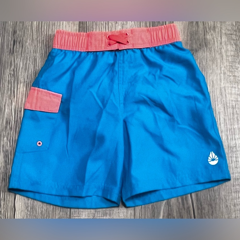 Blue and Pink Swim Shorts